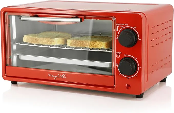 MegaChef 9.5 Quart Electric Counter Top 2 Slice Toaster Oven MC-COMPACTTOASTER