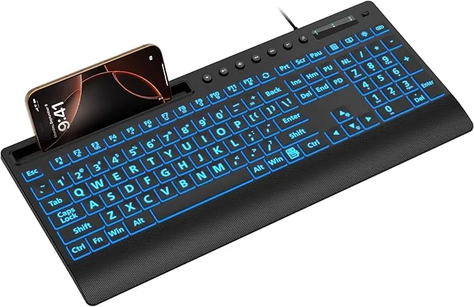 Large Print Backlit Keyboard KC782