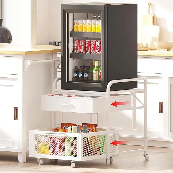 Mini Fridge Stand with Storage XF2105