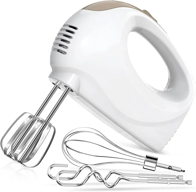 5-Speed Electric Hand Mixer with Whisk