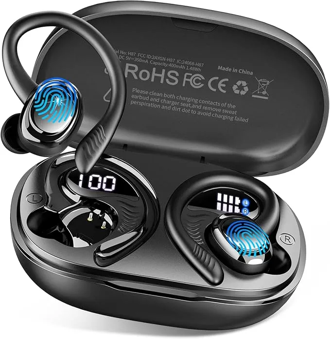 Wireless Earbuds Bluetooth 5.4 Headphones Sport H87
