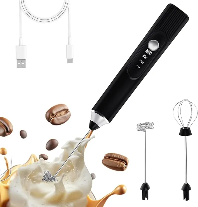 Electric Milk Frother Hand Mixer