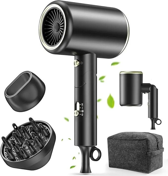 Hair Dryer, 150000RPM Ionic Blow Dryer