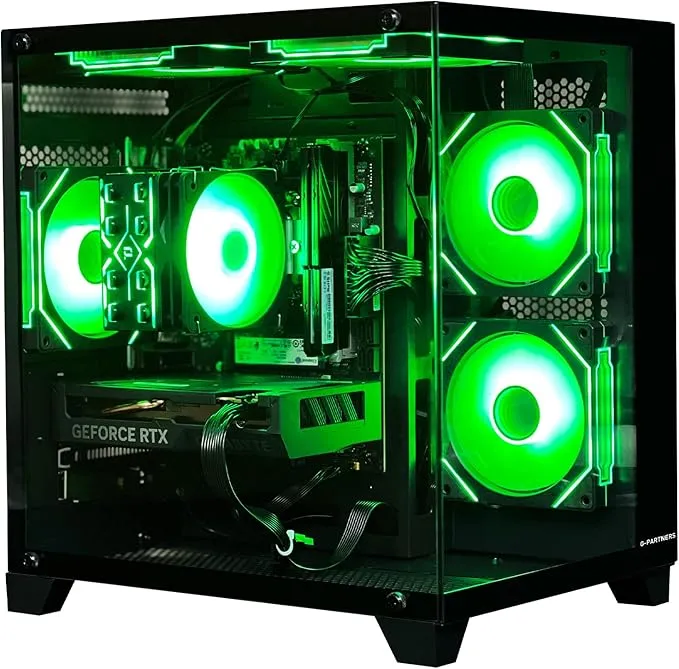 Gaming PC Desktop Computer,Core i5 14400F Gaming Computer RTX 5060,32GB RAM 1TB SSD
