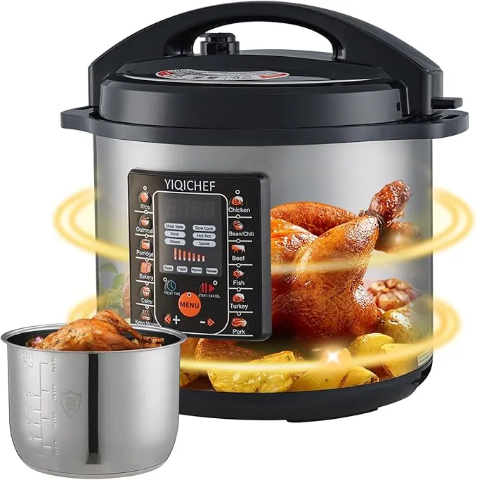 12L/12.8Qt Commercial Electric Pressure Cooker QY-CPC12