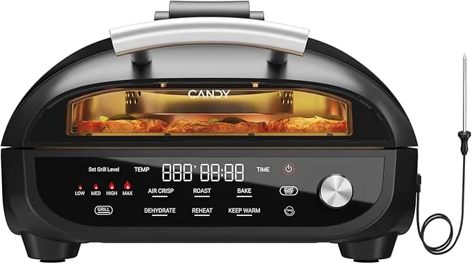 CANDY™ Indoor Grill and Air Fryer Combo CAF-502-US