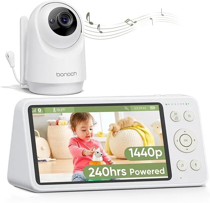 5.5" 1440p Baby Monitor with Camera and Audio BBM14