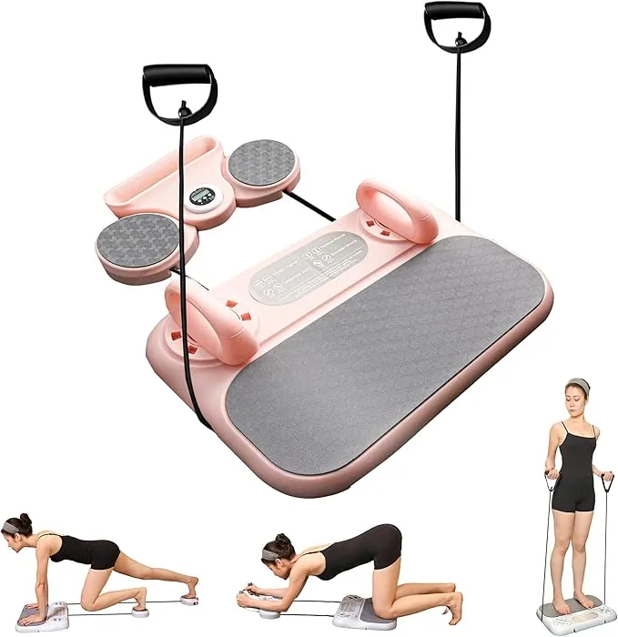 Pilates Board,5in1 Multifunctional Pilates Equipment,Multi-Purpose Foldable Pilates Reformer Board for Home Portable Pilates Machine